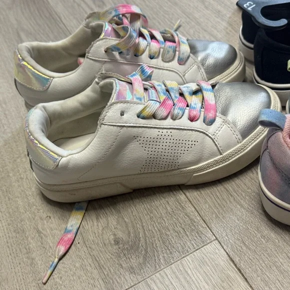 Girls Shoe Bundle! Colorful Kids Sneakers- 3 pairs - Size 13 - Picture 6 of 10